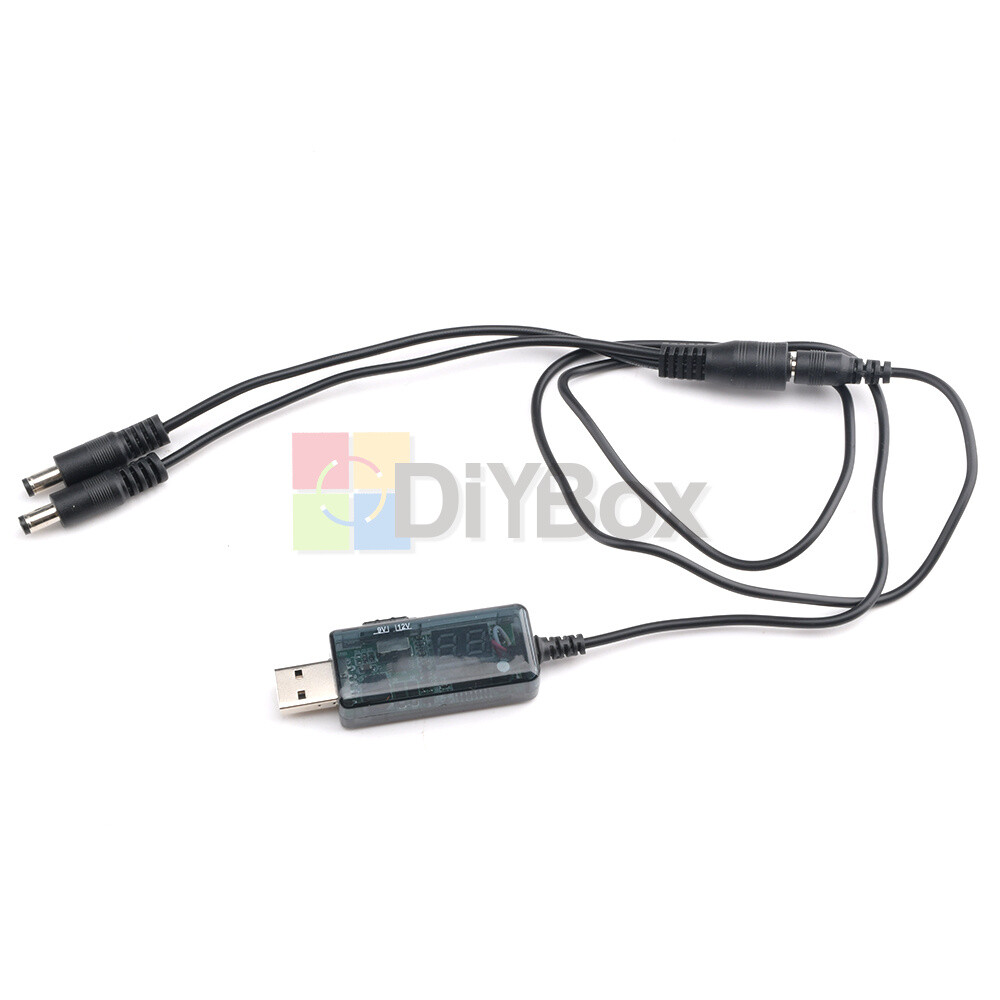 USB power boost line DC 5V to 9V 12V Step UP Voltage Adapter Cable 1A Step-up