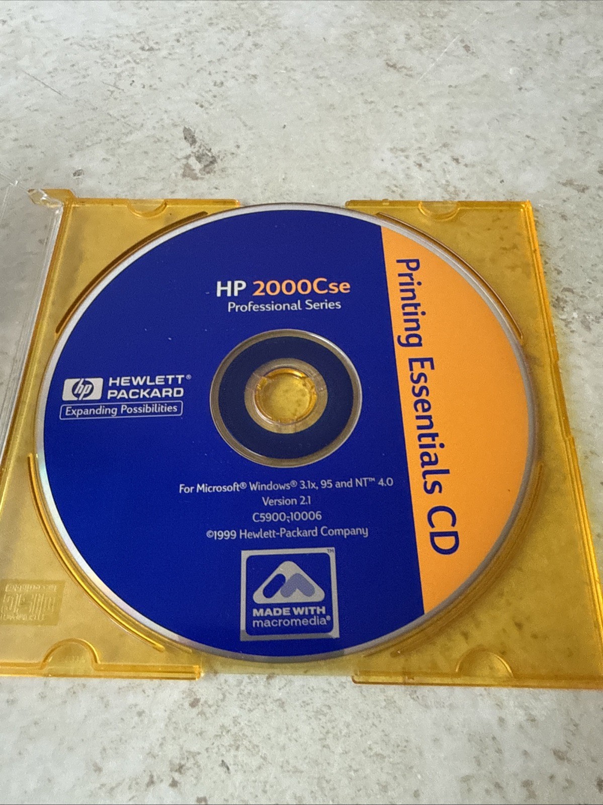 HP 2000Cse Printing Essentials CD
