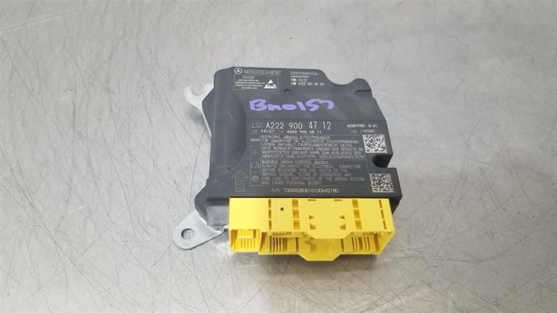 17 2017 MERCEDES S550 OEM SRS CONTROL MODULE 222 TYPE S MODELS SEDAN 2229004712