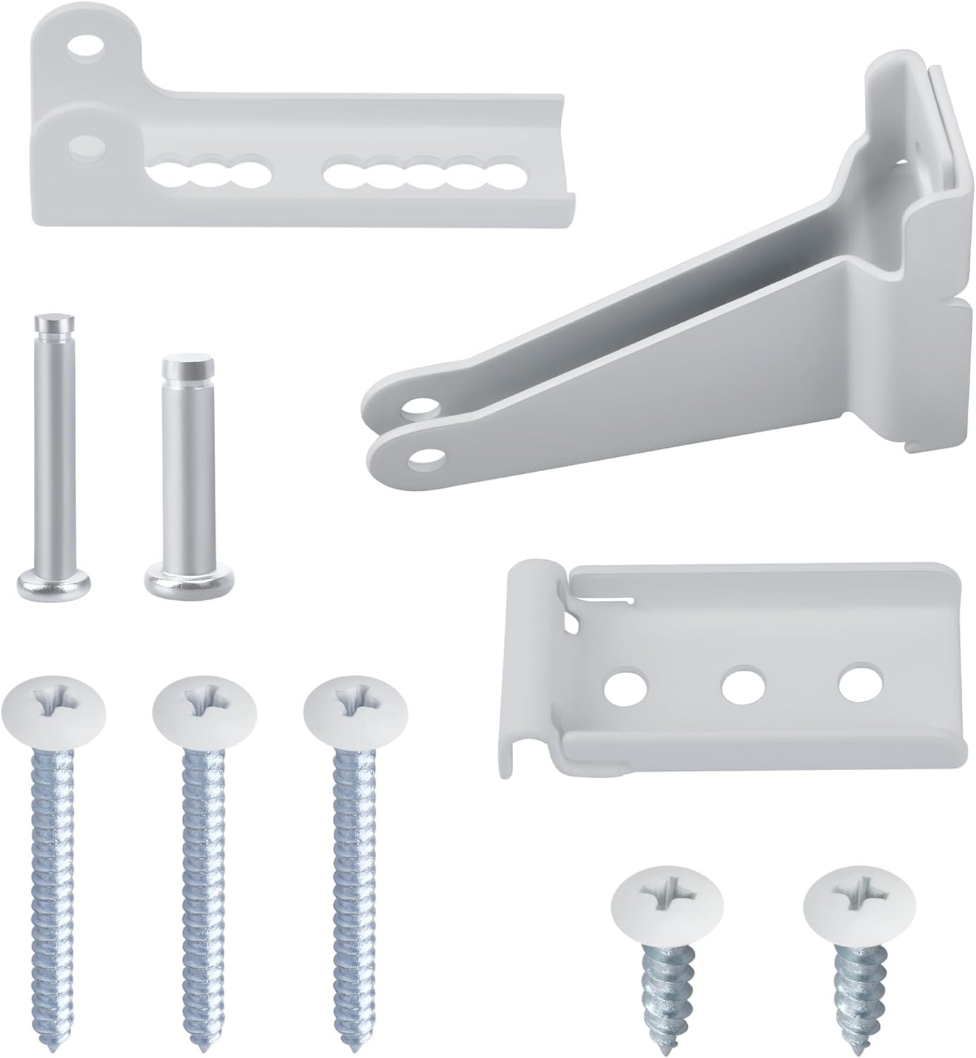 Andersen Storm Door Closer Bracket Repair Kit - Reinforced, White