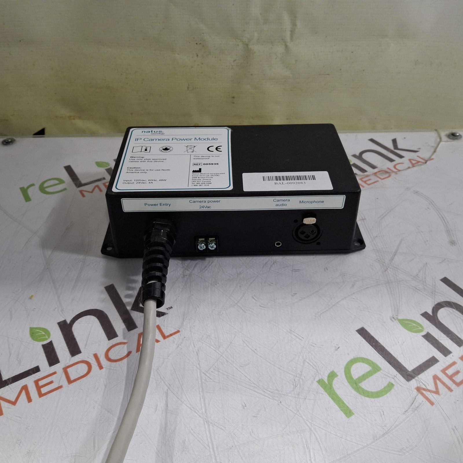 Natus 005935 IP Camera Power Module