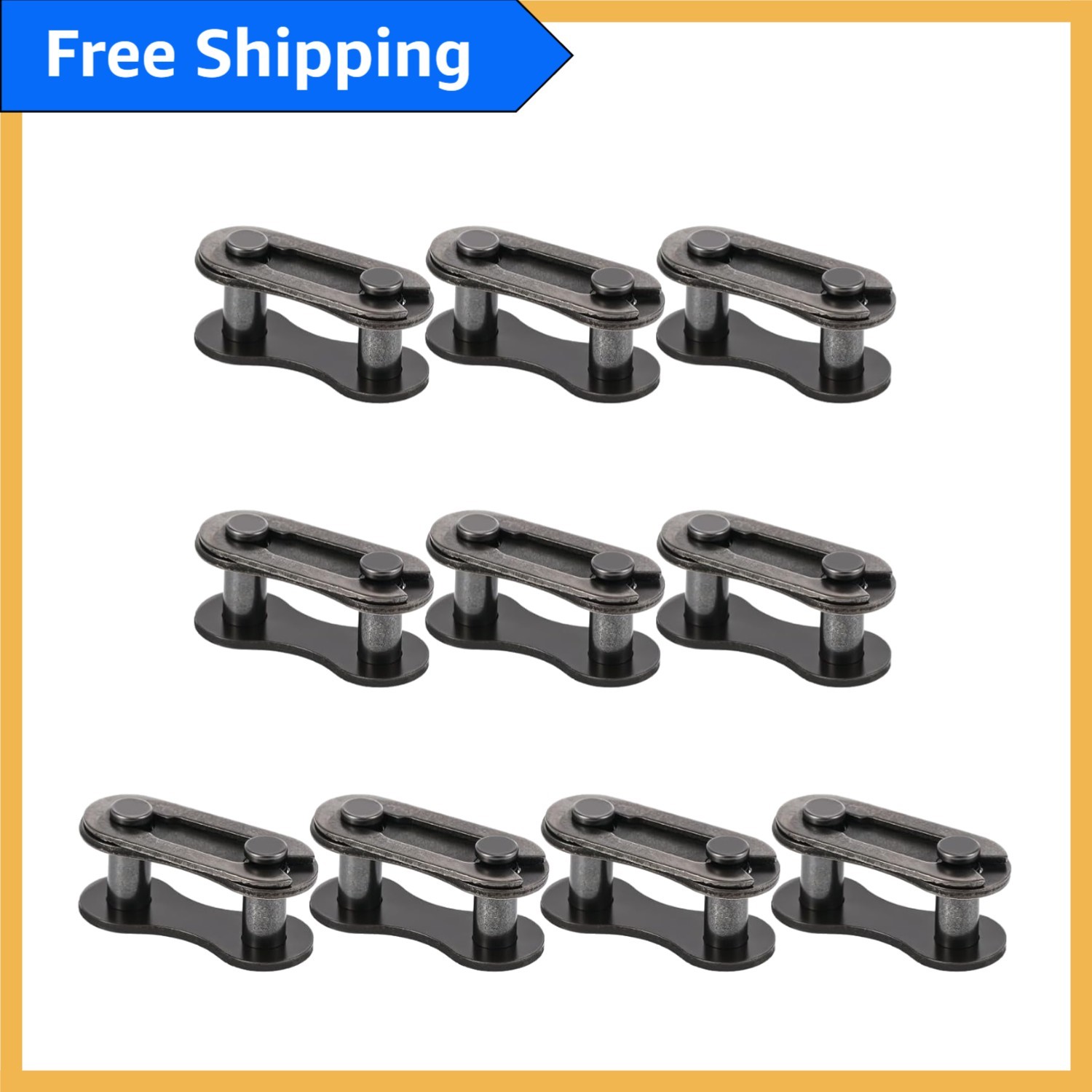 10 Quality Bike Chain Connectors - Heavy-Duty Links for Single-Speed Bicycles