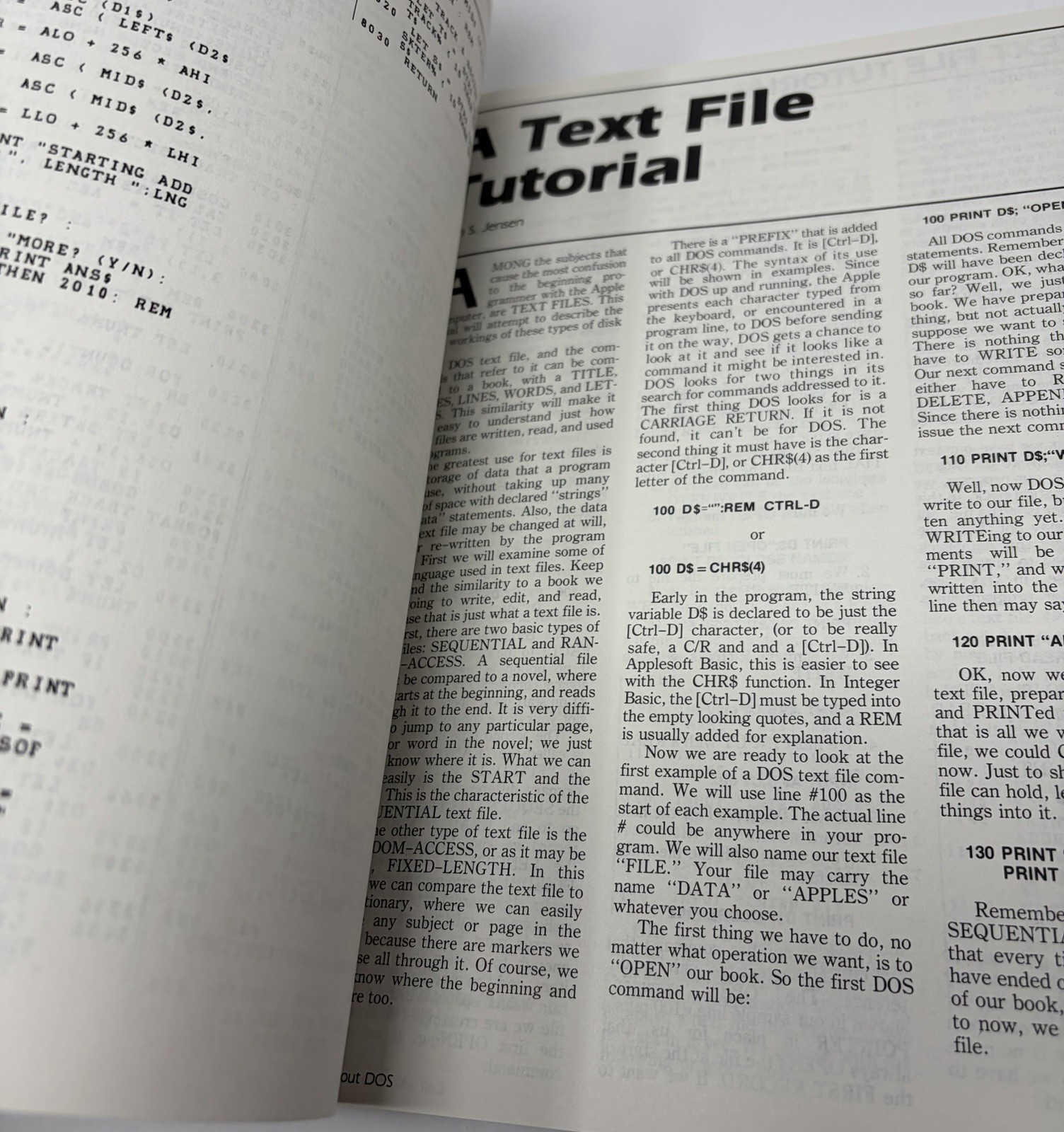 Call-A.P.P.L.E. Book No. Three All About DOS Computer User Group Circa 1978