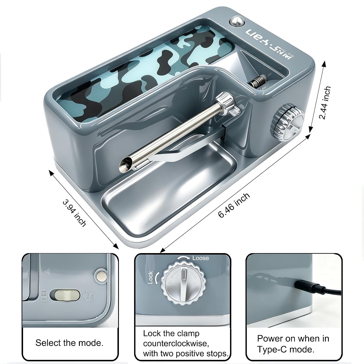 Automatic Electric Cigarette Rolling Machine King Size Cigarette Roller Tool