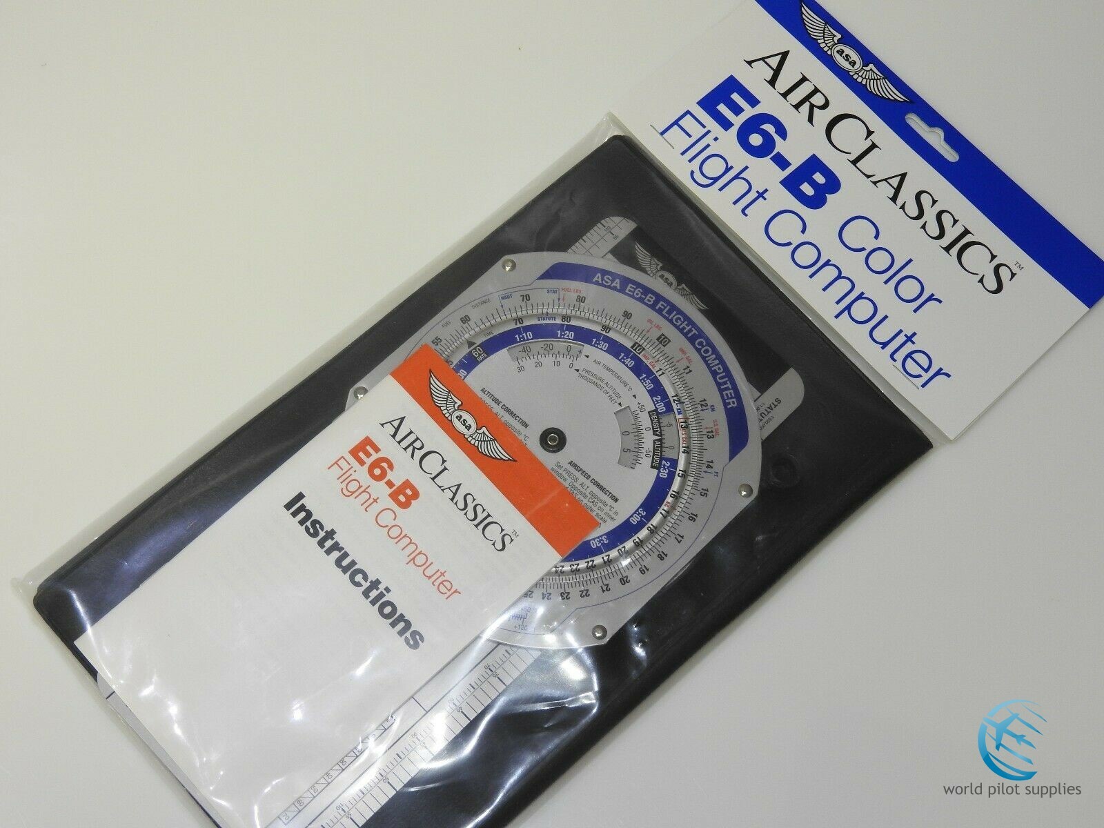 ASA COLOR E6-B MANUAL FLIGHT COMPUTER from ASA p/n ASA-E6B-COLOR