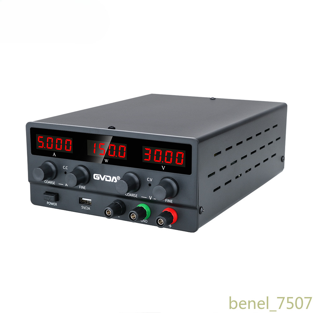 Adjustable 30V 10A Voltage Regulator 60V 5A Stabilizer Switch Bench Power Source