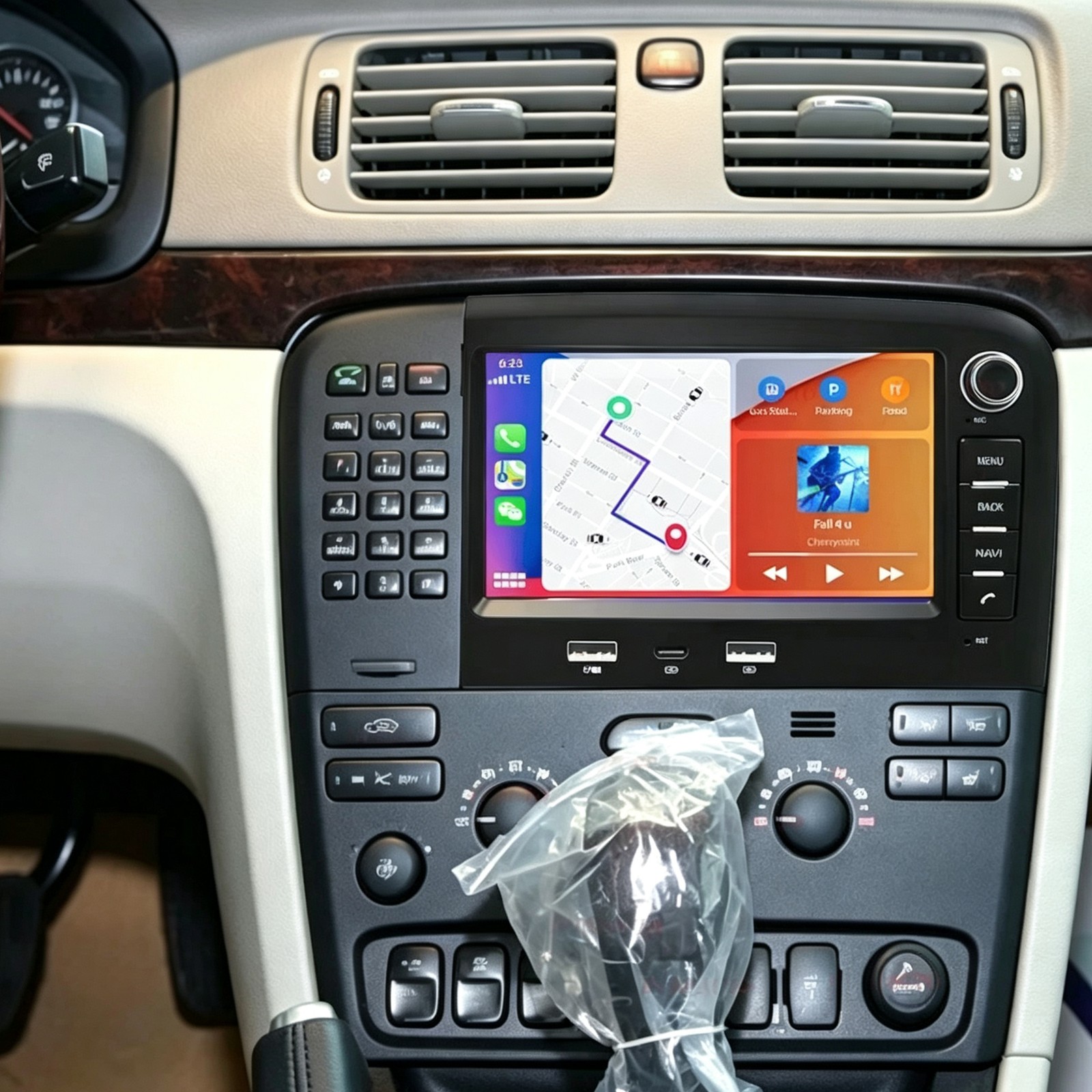 7” 2+32G Upgrade Android 14 Car Stereo for Volvo S80 1999-2006, Wireless Ca...
