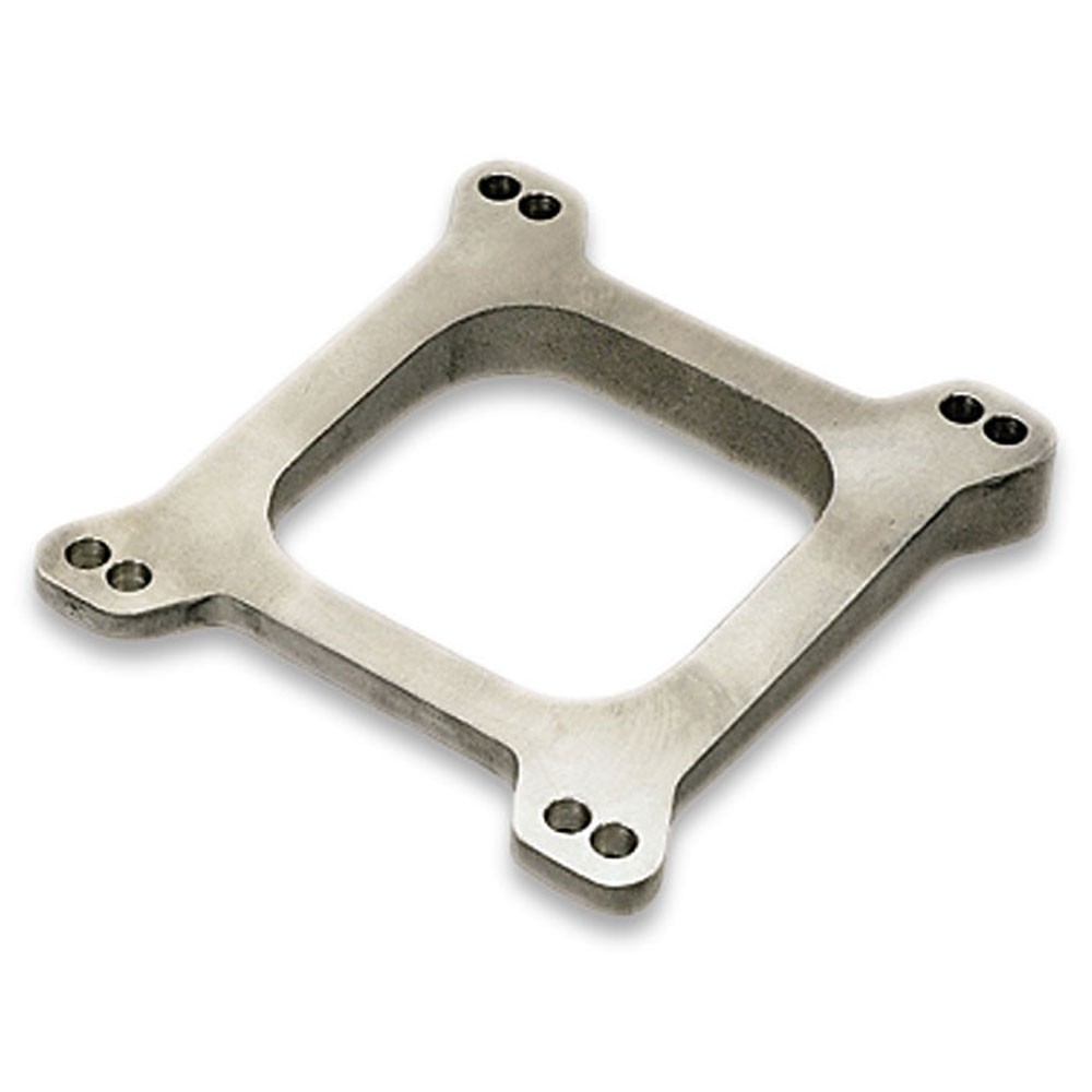 Moroso Carburetor Spacer 65030; 4150 Square Bore .830 in. 5 deg Wedge, Aluminum