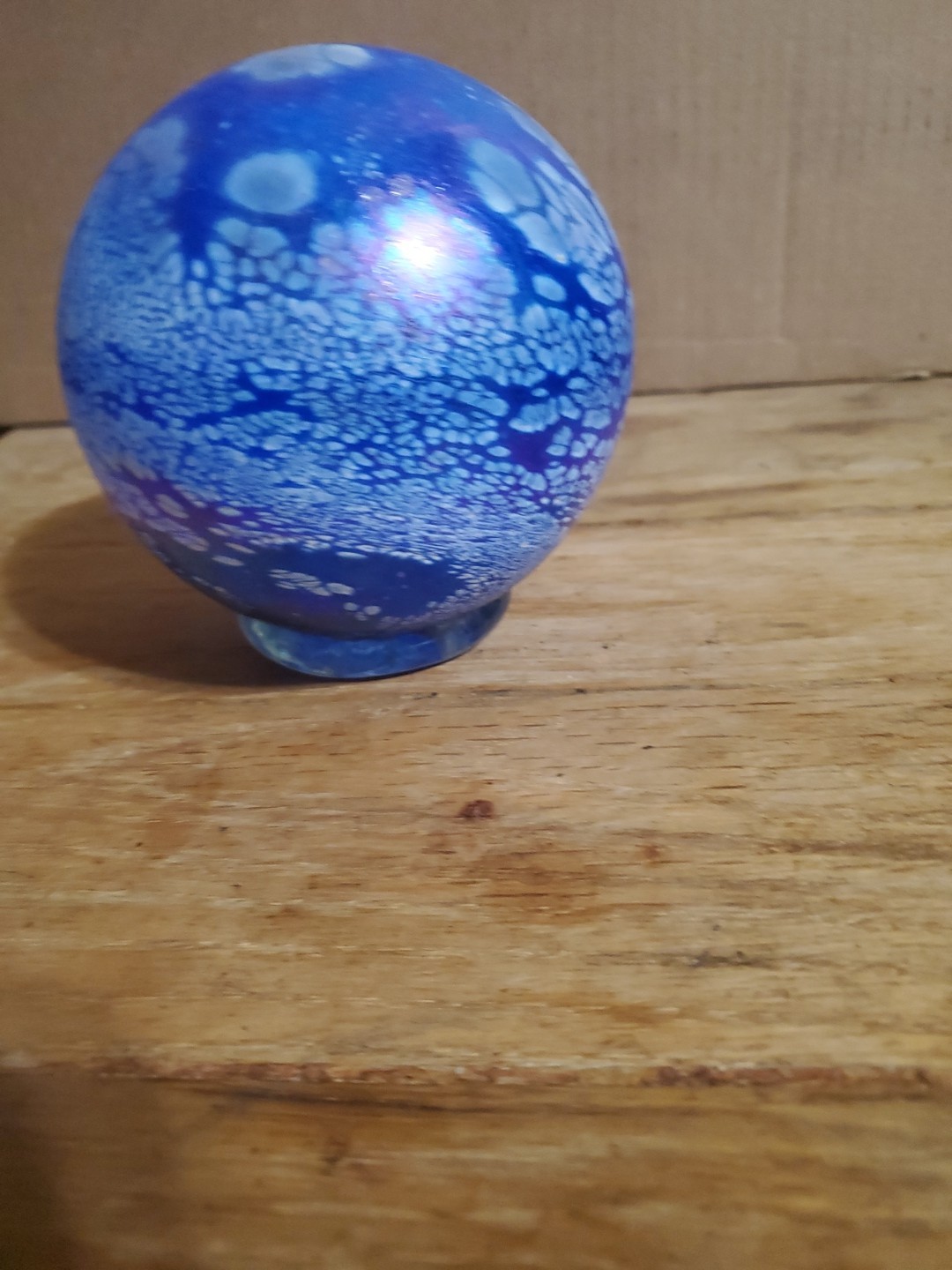 The Glass Forge 2008 Blue/White Globe