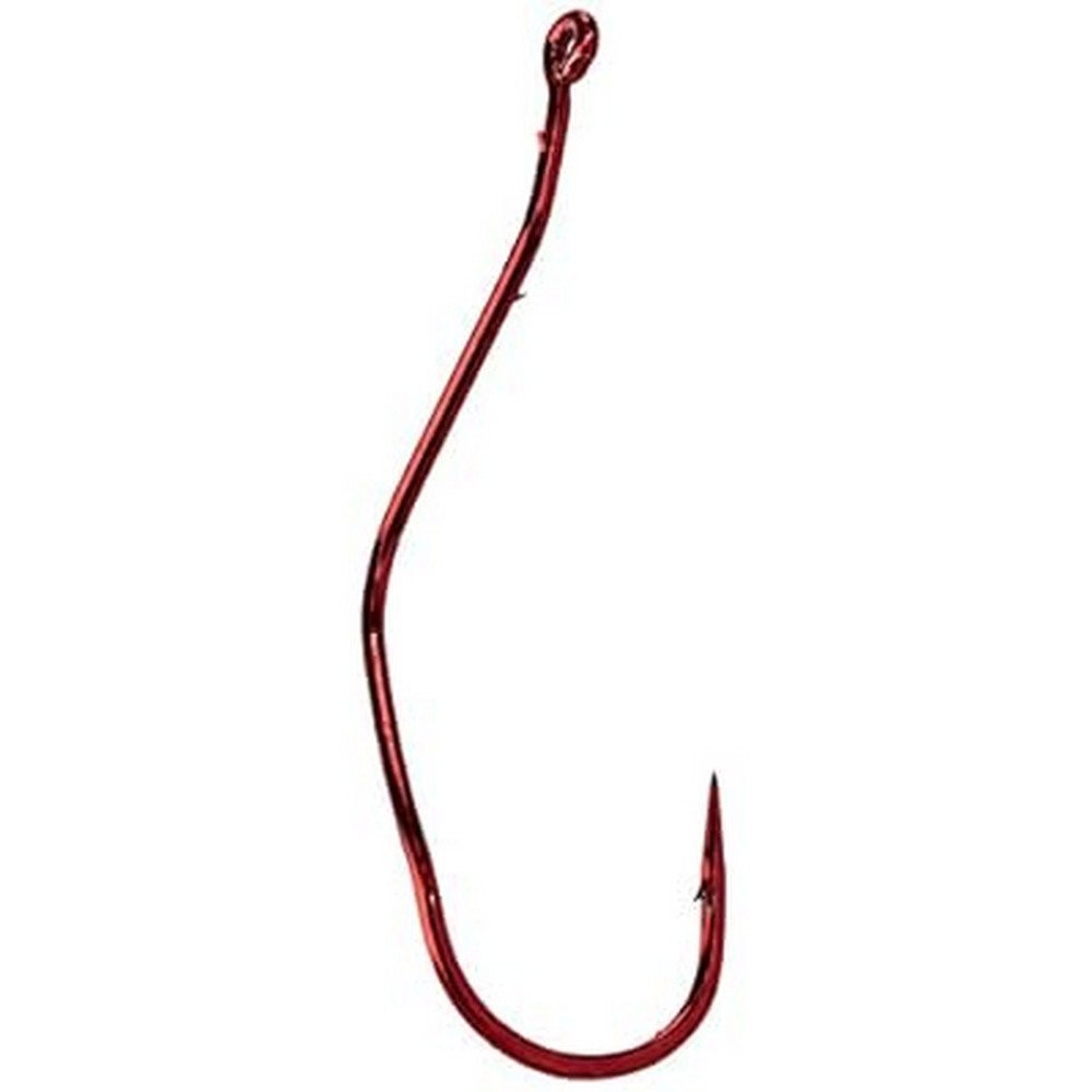 Mustad Slow Death Aberdeen Hook Red 10 Per Pack