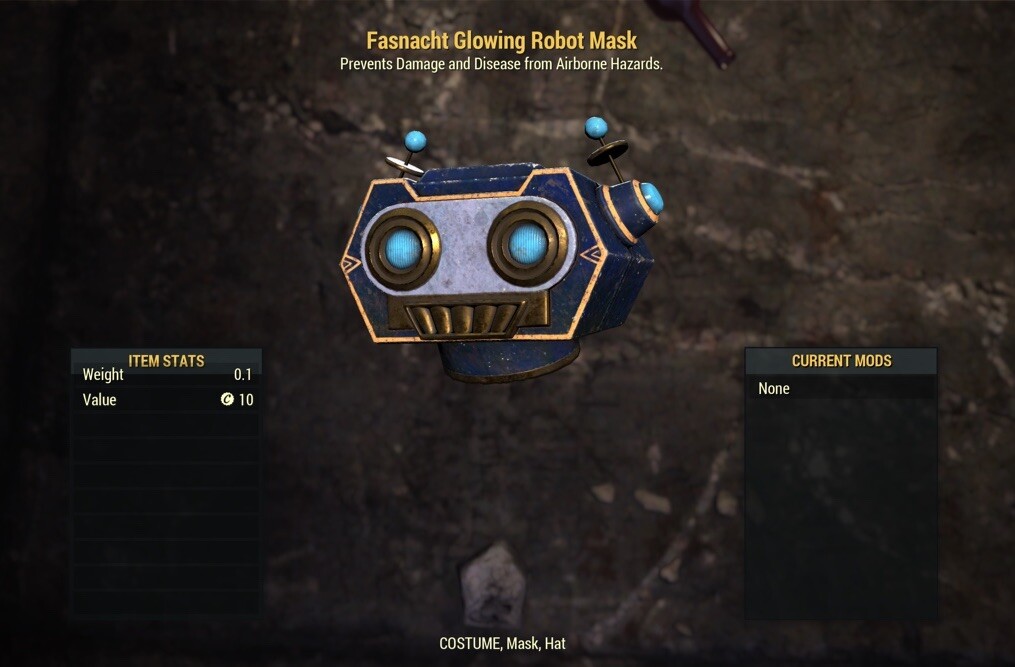 (Xbox) Fasnacht Glowing Robot Mask