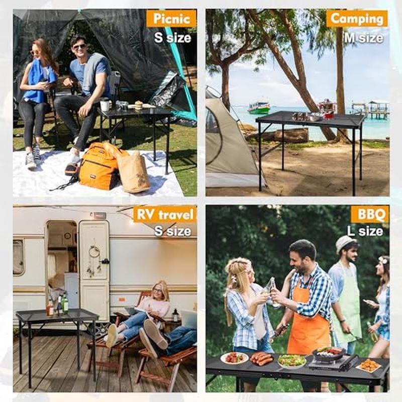 Mesh Desktop Camping Table Lightweight & Portable Grill Table RV BBQ Picnic New