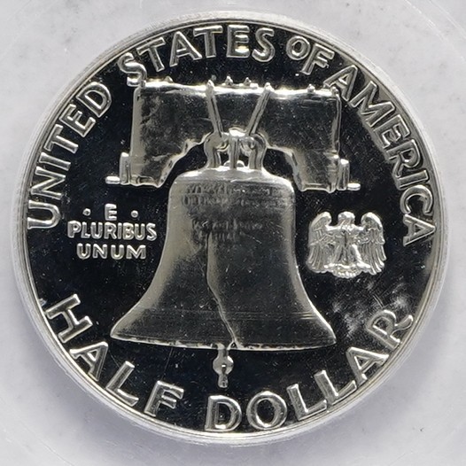 1963 Franklin Silver Half Dollar ICG PR66
