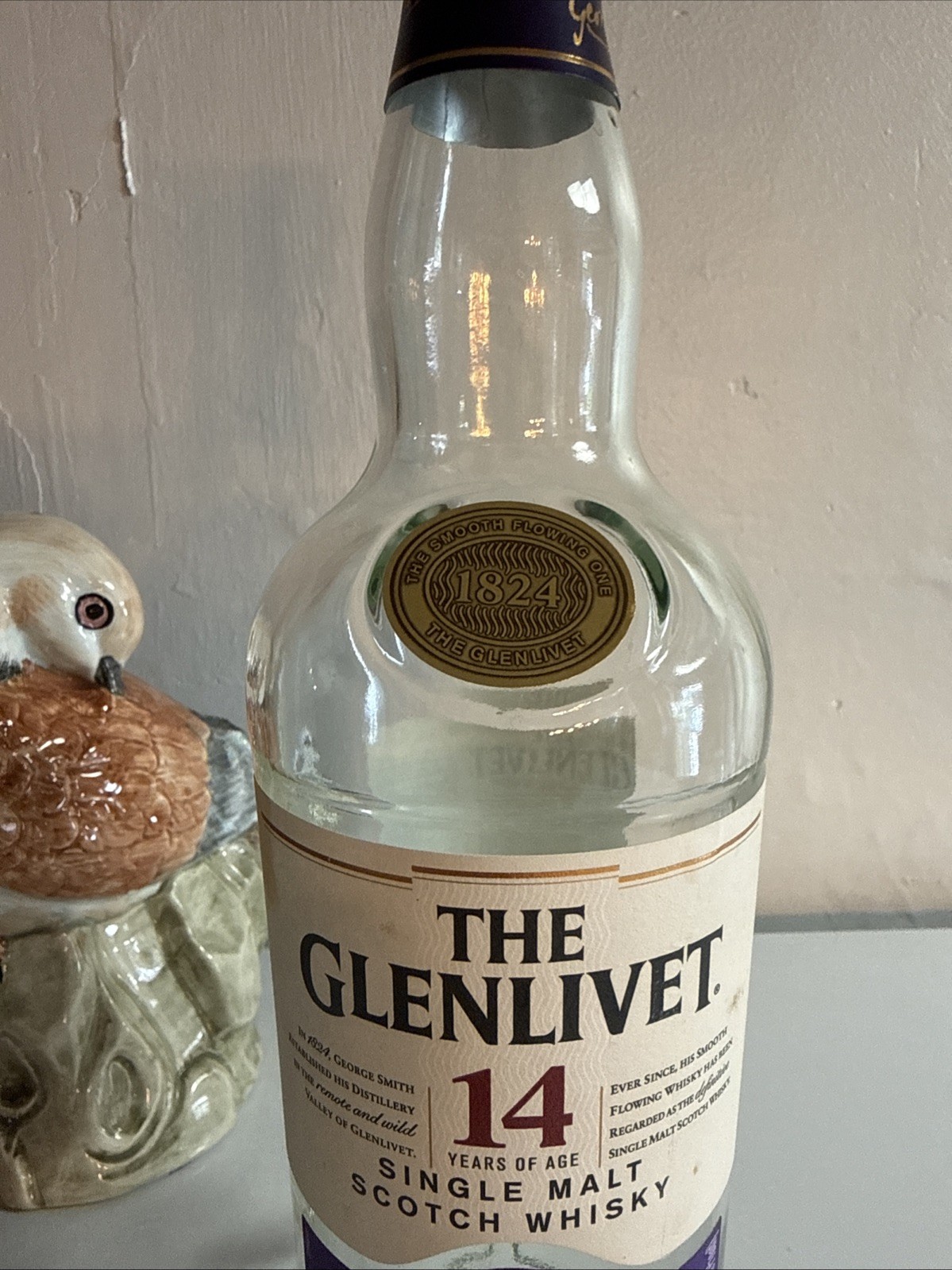 The Glenlivet 14 Years Cognac Cask Selection - EMPTY BOTTLE - Rare (as is)