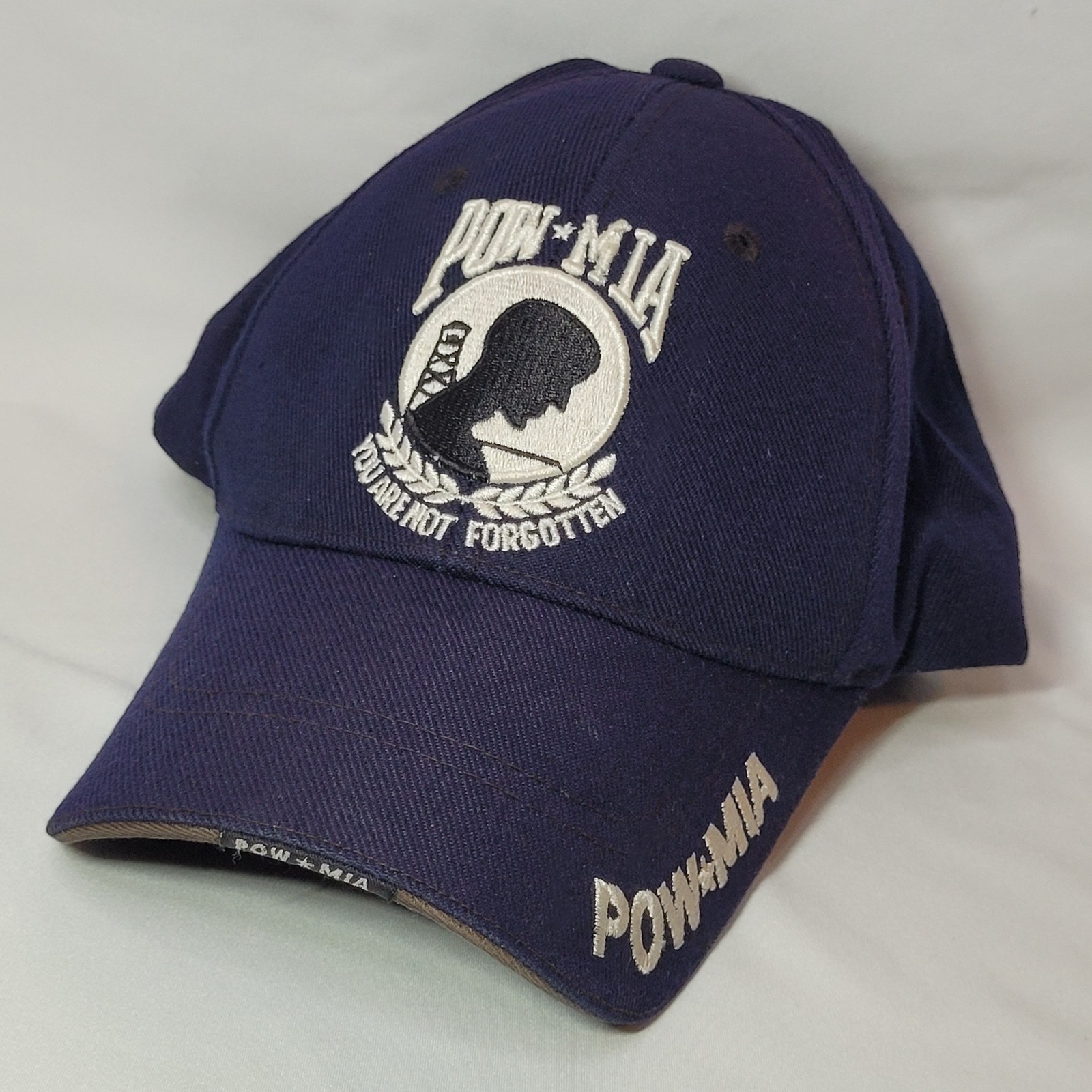 POW MIA You Are Not Forgotten Embroidered Hat Adjustable