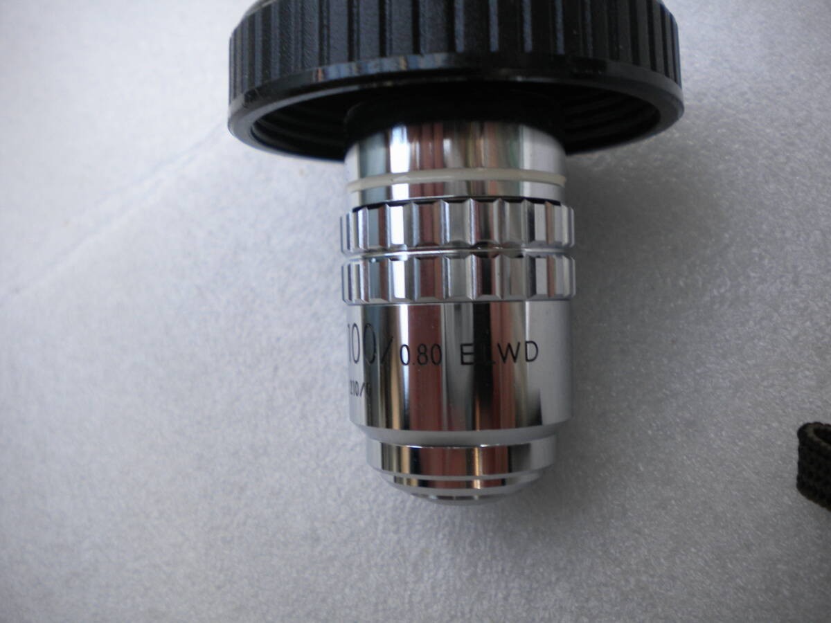 Nikon ELWD 100X Microscope Objective Lens Used Good Condition Japan