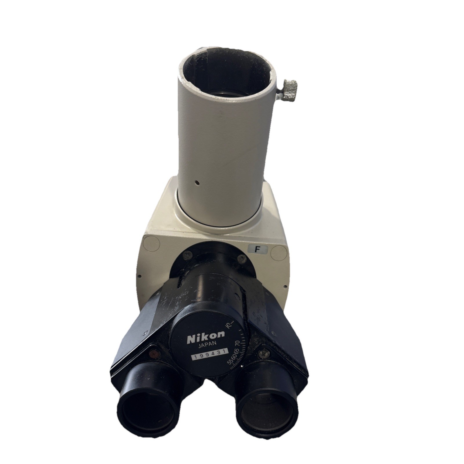 Nikon Trinocular Microscope Head with CFW 10x Eyepieces – Labophot / Optiphot