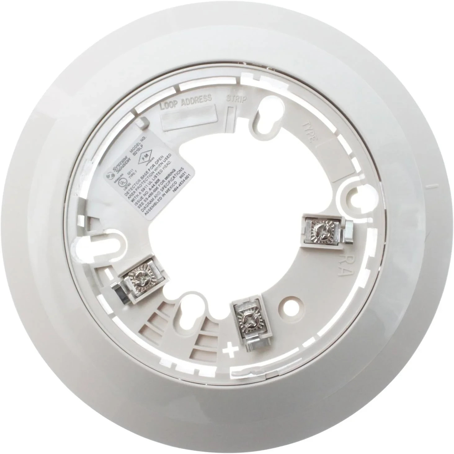 System Sensor B210LP Detector Base Standard, Addressable, 6.1"