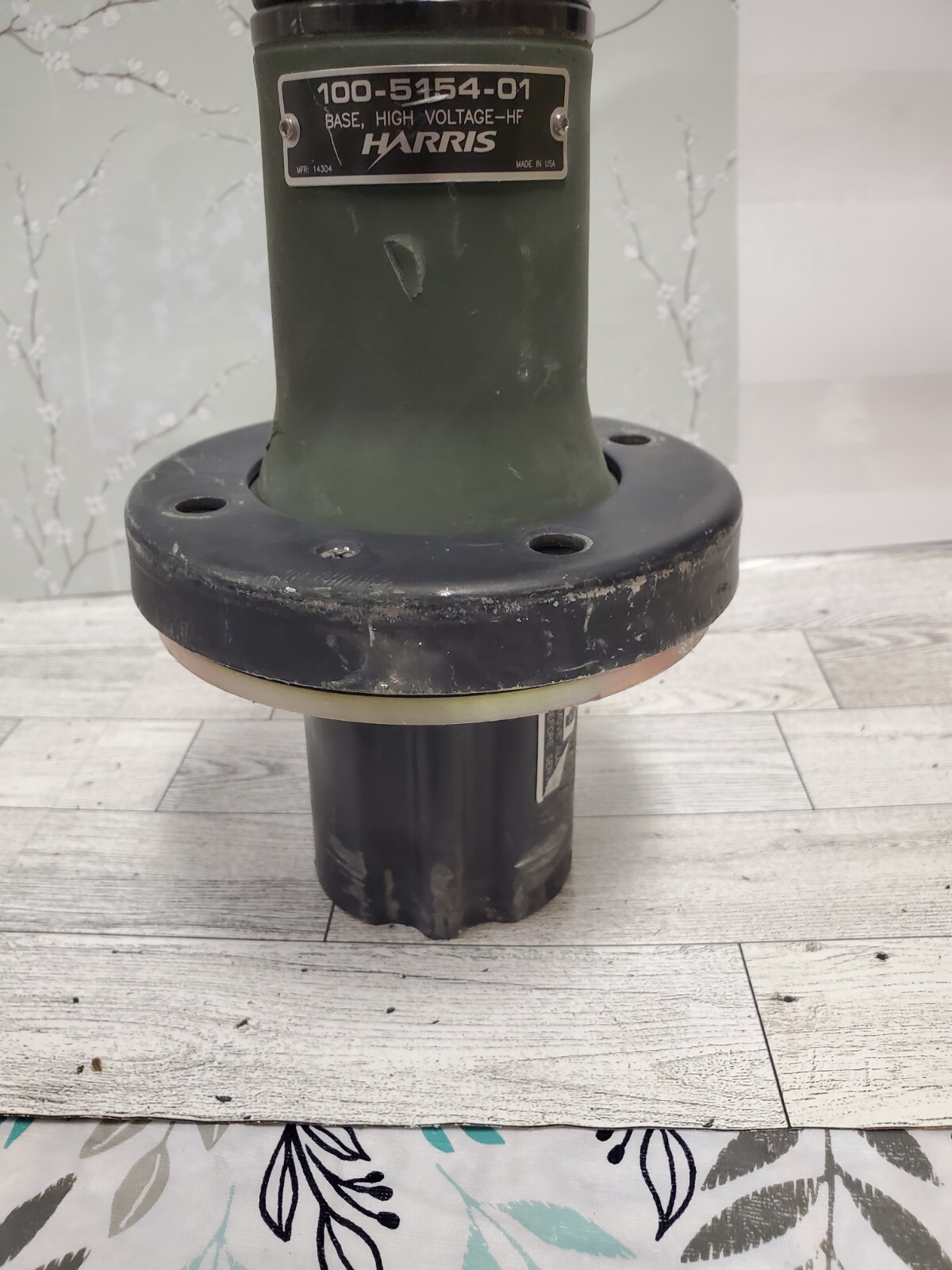 Used Harris High Voltage HF Base 100-5154-01 *Damaged* Read