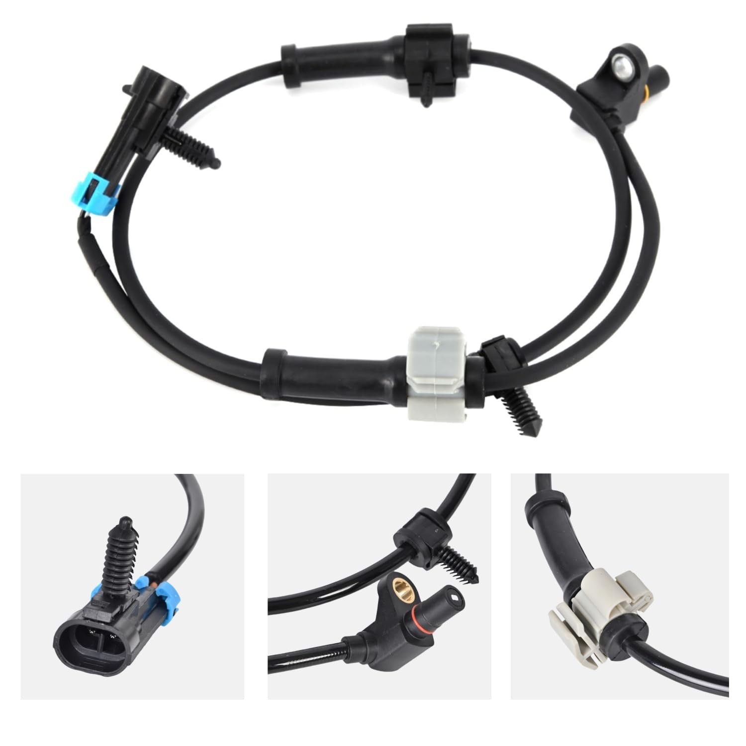 ABS Sensor Front Left Right Compatible for Chevy Silverado/Express/Suburban/T...