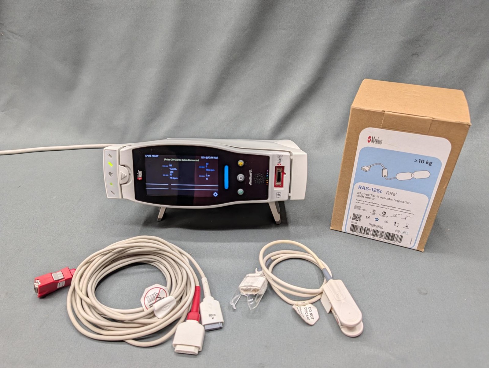 Masimo Radical 7 Spo2 RRa Pi touchscreen wifi bluetooth