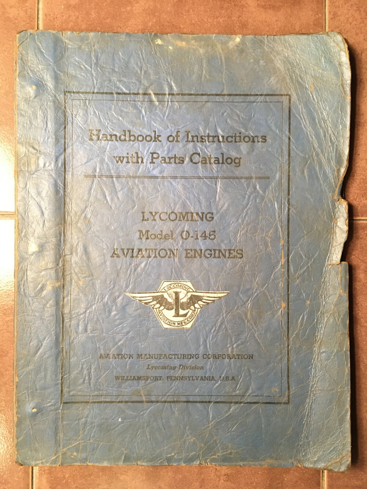 Lycoming O-145 Maintenance and Parts Manual