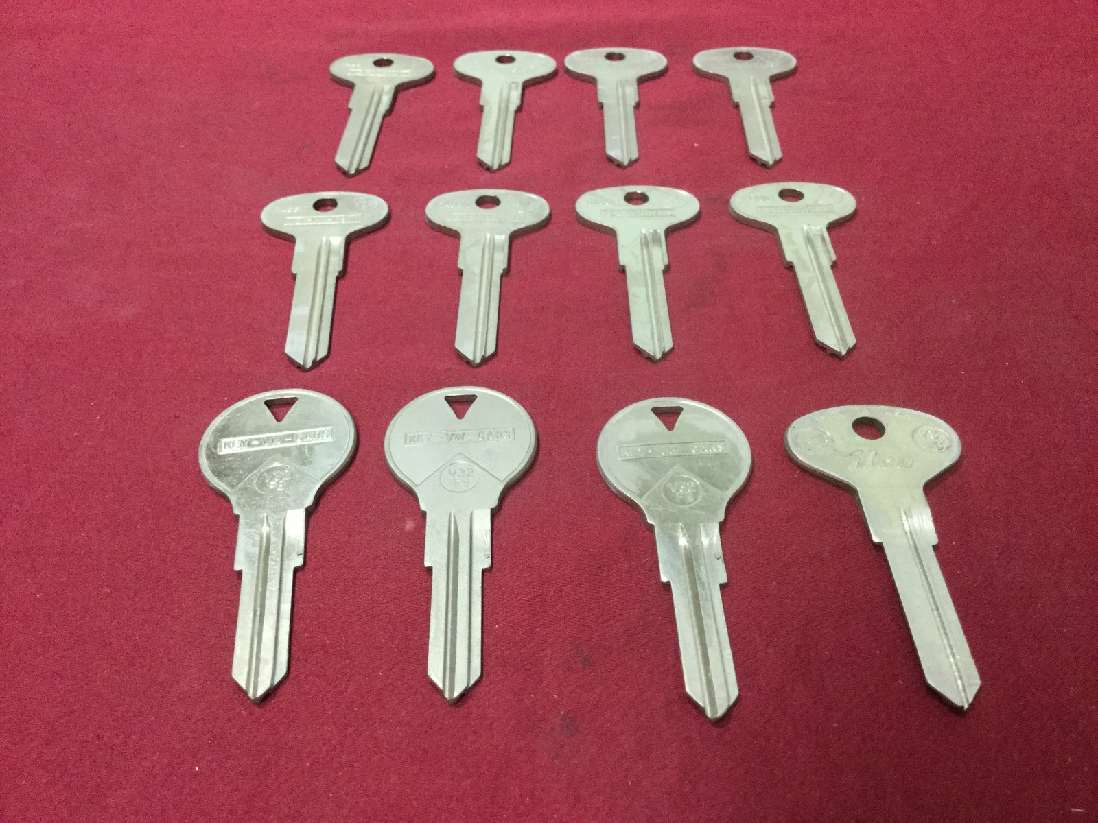 Volkswagen by ESP X9 & X53 Automotive Key Blanks, Set of 12 - Locksmith