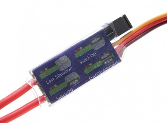 RC Turnigy Receiver Controlled Switch 30V 10A Smoke Lights Servo Switch New