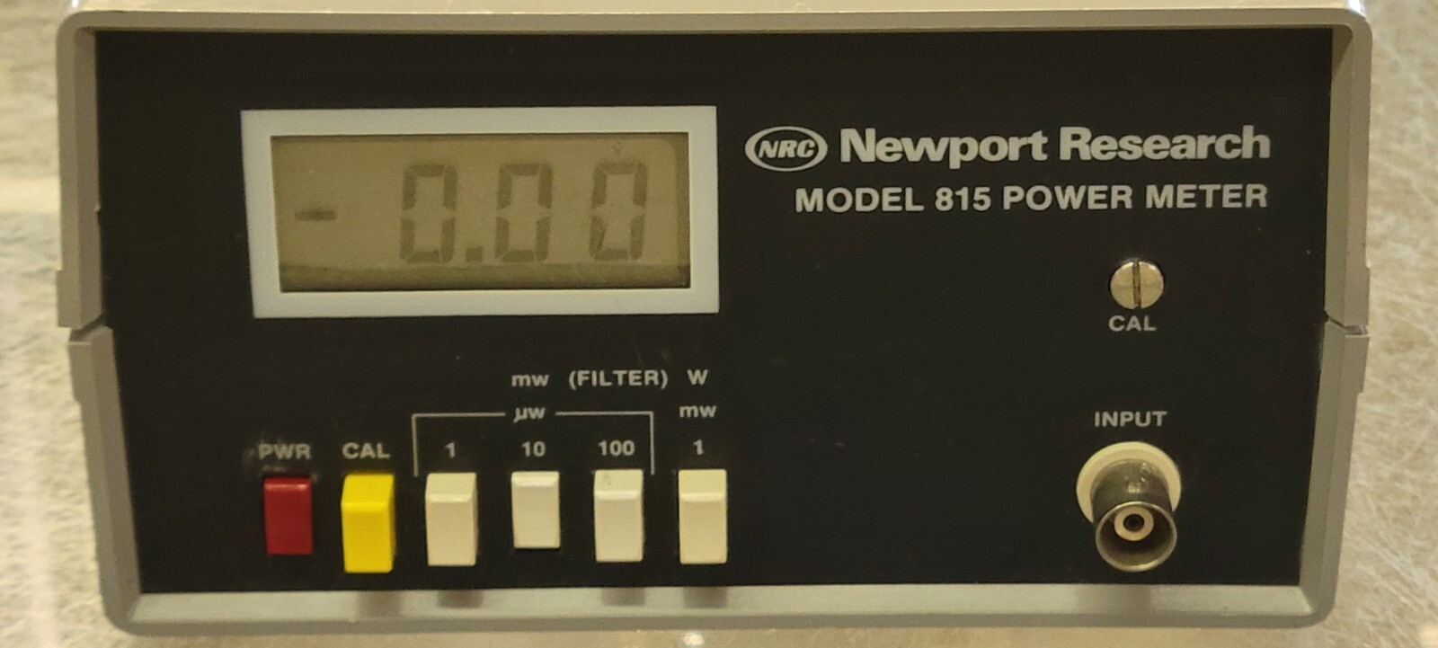 NEWPORT RESEARCH NRC MODEL 815 POWER METER, Tested