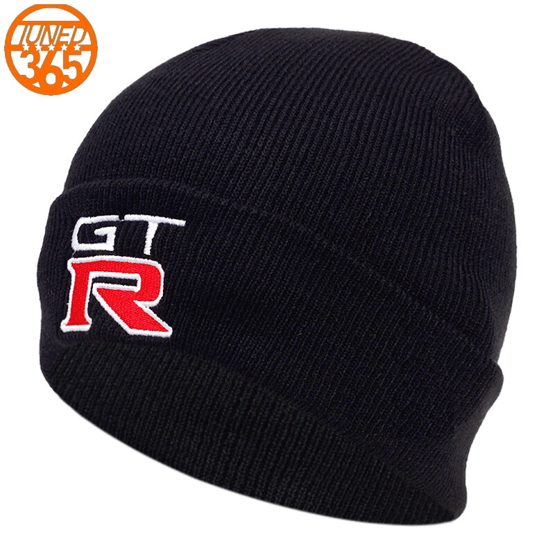 GTR Embroidered Winter Ski Hat Beanie Knit Warm UK JDM