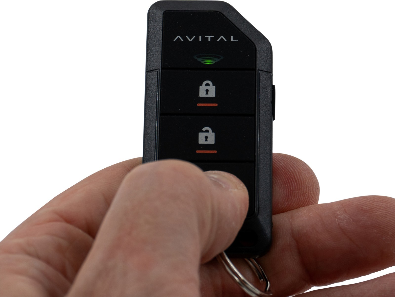 Avital 3103-L Automotive 1-Way Security System with Two 4-Button Remotes