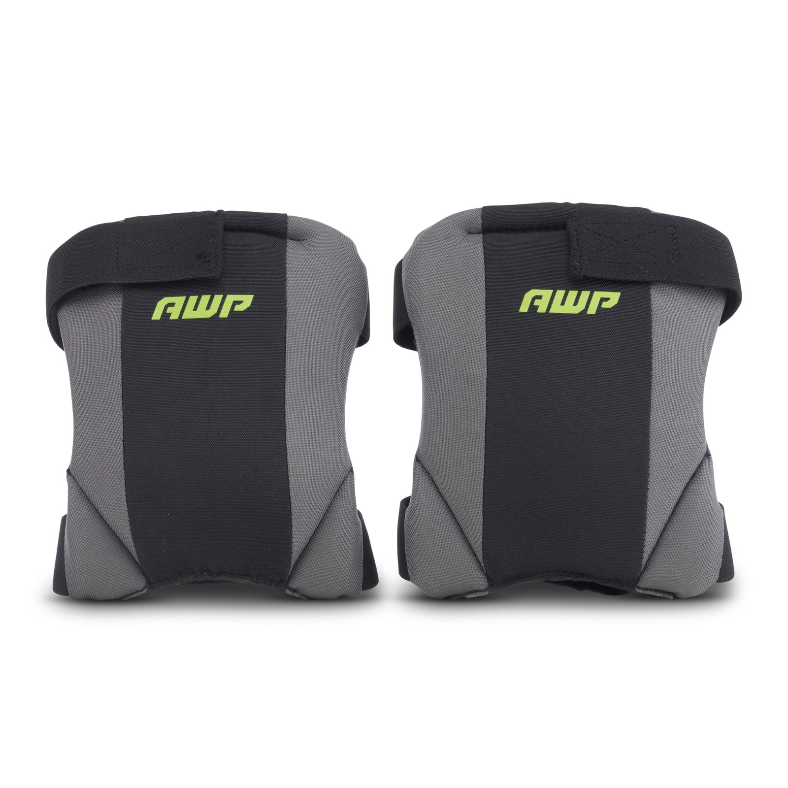 Non-Marring Fabric Cap Knee Pads Low Profile Work Pads Yellow/Black