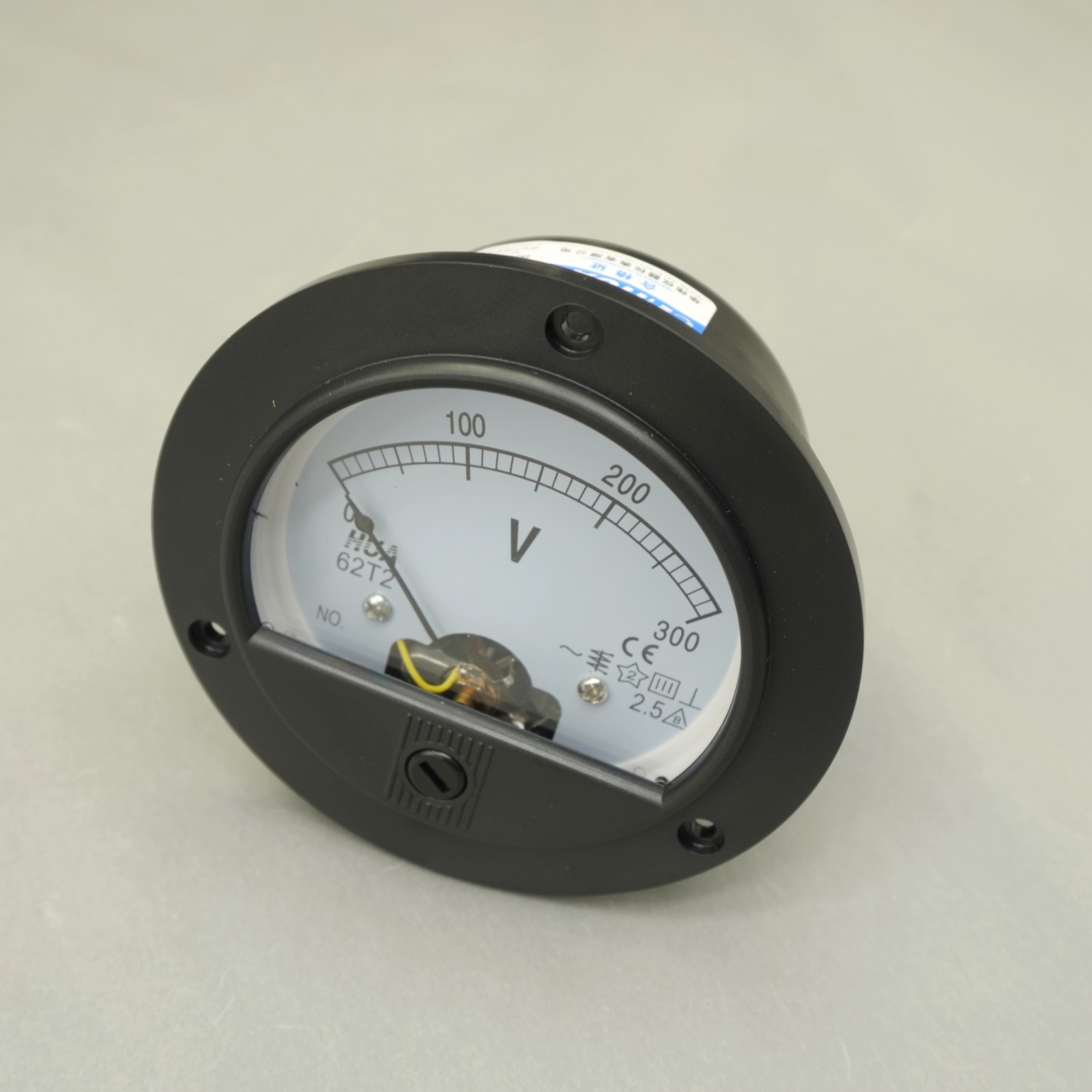 1PC 65C5 DC 0-300V Analog Voltmeter Voltage Panel meter Face Dia. 90mm