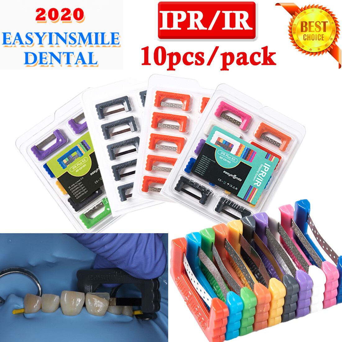 USA 10Pcs Orthodontics IPR/IR Interproximal Reduction Strip Dental Finishing Saw