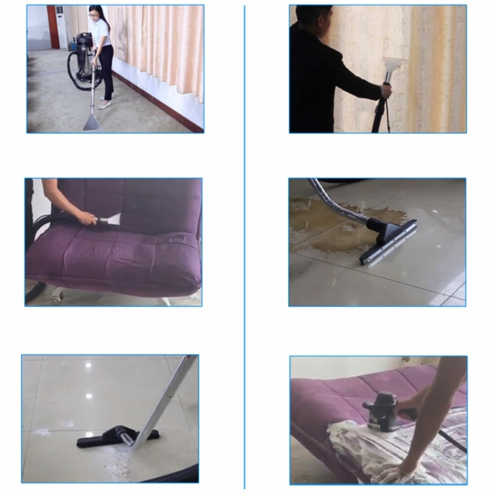 60L Commercial Carpet Cleaning Machine Extractor Portable Carpet Cleaner Machine