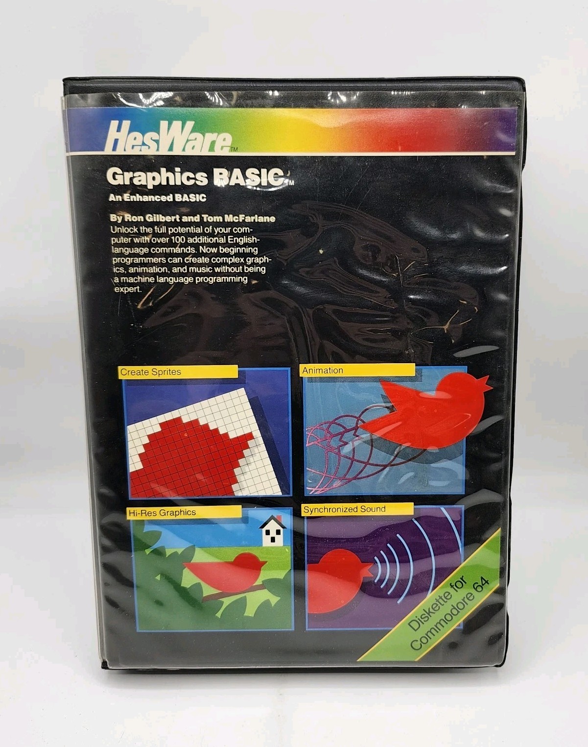 Graphics Basic COMMODORE 64/128  HesWare By Ron Gilbert And Tom McFarlane