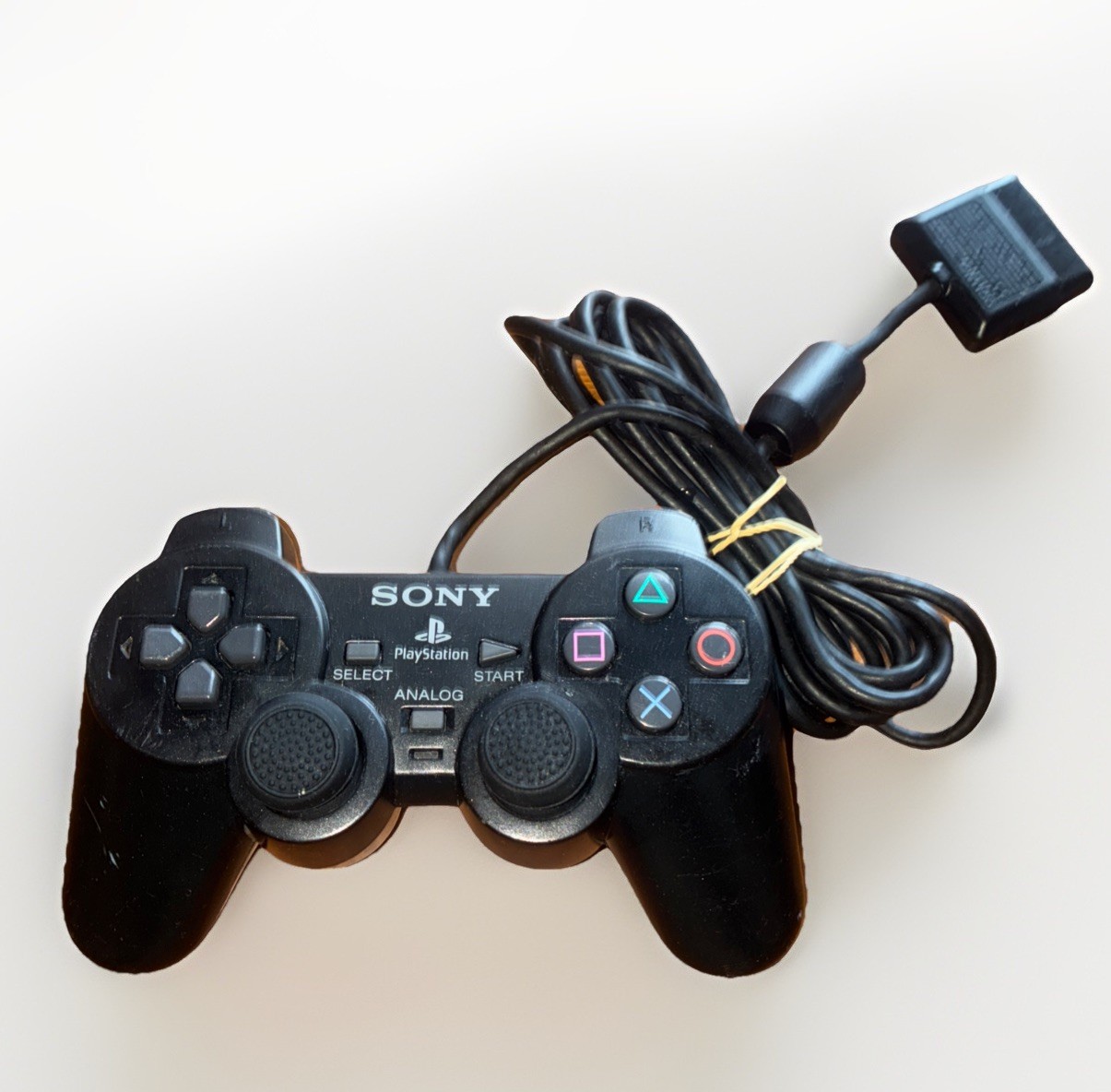 Sony PS2 BLACK Wired Controller OEM DualShock PlayStation 2 AUTHENTIC