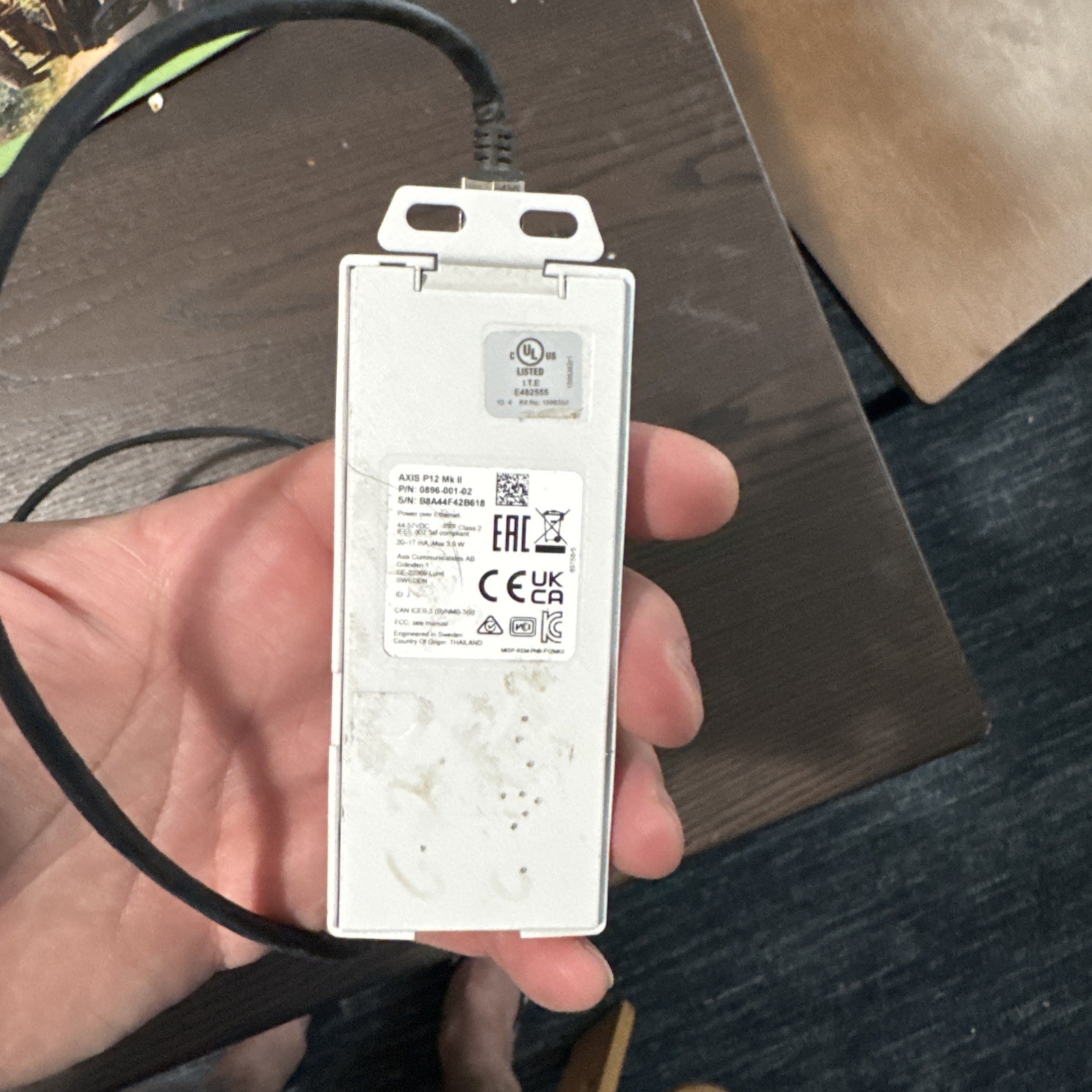 Axis P12 MKII Modular Discrete PoE Camera w/ injector
