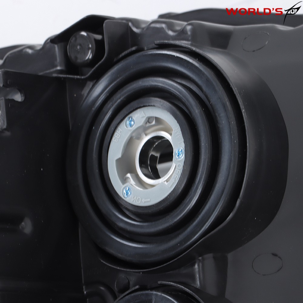 Left+Right For 2009 2010 2011 Honda Pilot Halogen Black Headlight Amber Corner