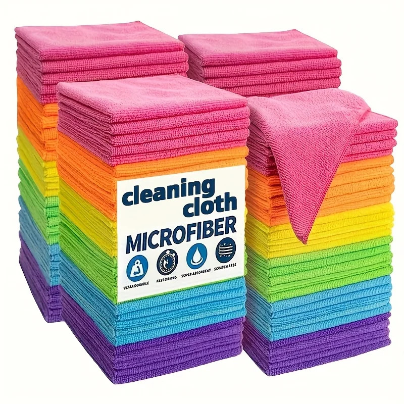 5/10/20 Microfiber Cleaning Cloth - Super absorbent and quick-drying，Kitchen、Bat