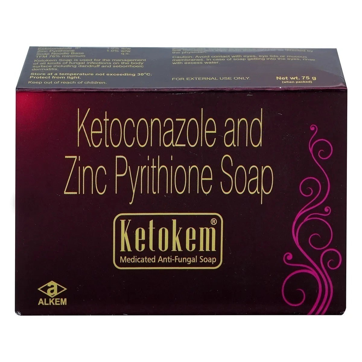 2X Ketokem Soap 75g - Treat Fungal Infection Of the Skin