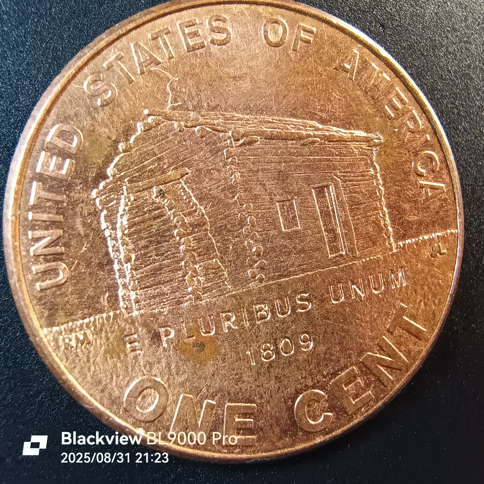 2009 Abraham Lincoln Log Cabin Early Childhood Au Penny Coin No Mint Mark