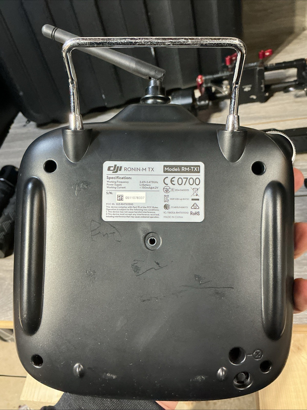 DJI Ronin M Gimbal Camera Stabilizer With Battery Remote Stand - Tested No Chrgr