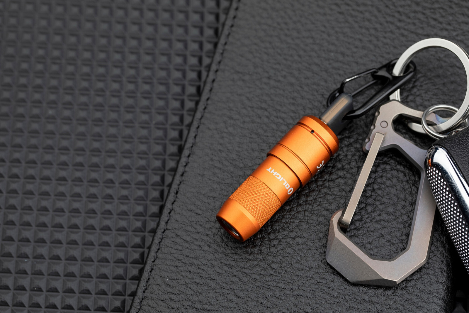 Olight imini 2 Orange Rechargeable Mini Keychain Flashlight, 50 Lumens