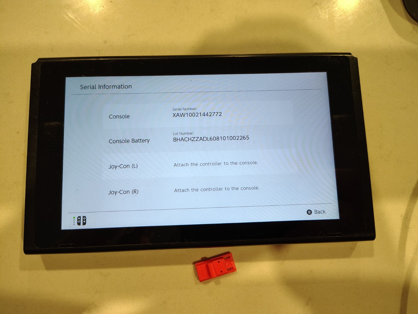 Nintendo Switch Console Unpatched v1 hac 001 2017 low serial w rcm jig