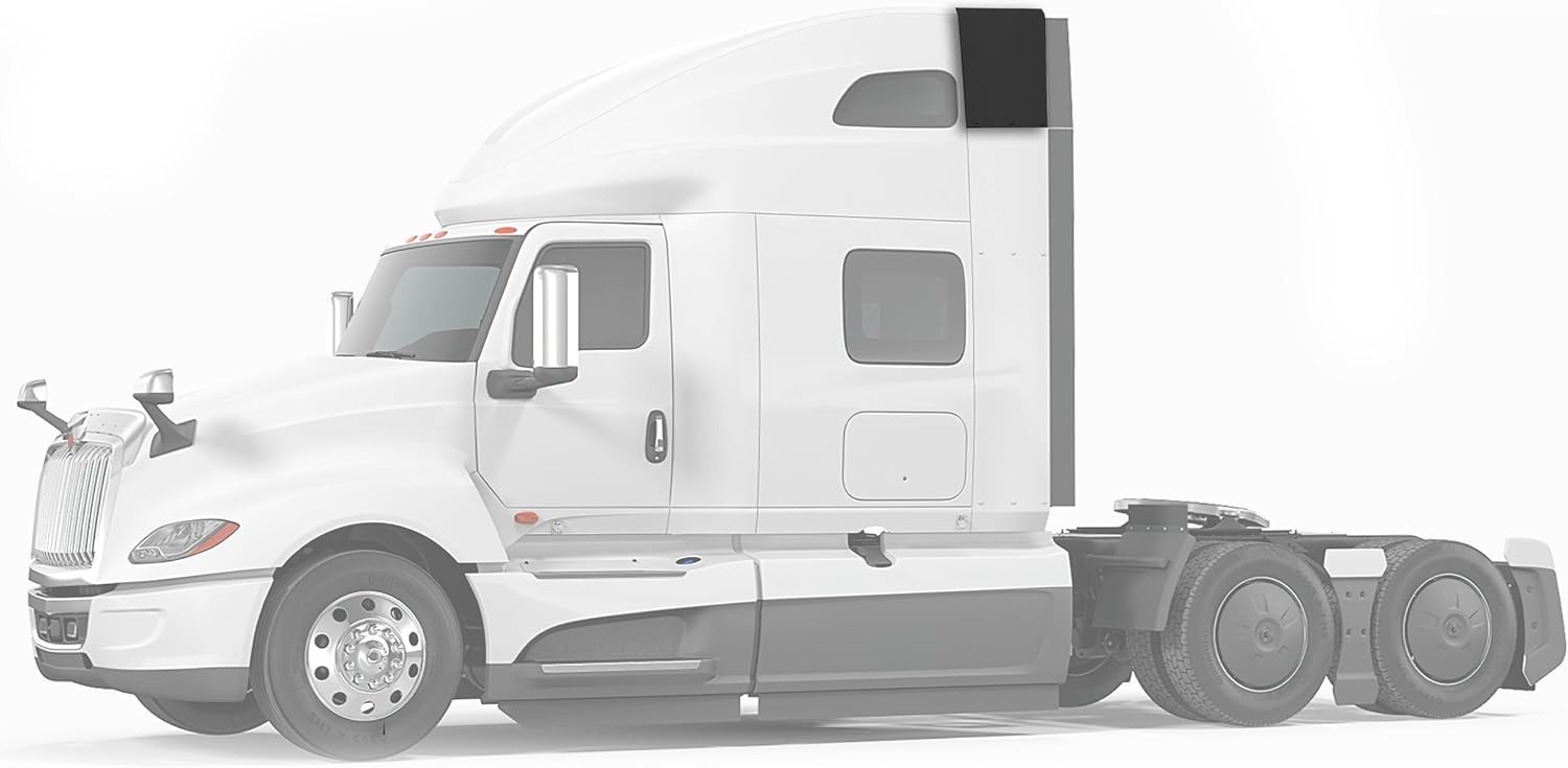 Top Wind Fairing Cab Extender Left Driver Compatible with International LT LT625