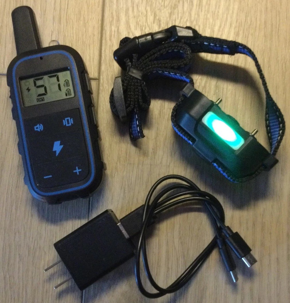 Rechargeable Dog Training Collar And Remote, Model RDTC-C3 NEW, SEE DESCRIPTION