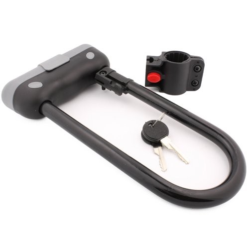 Tuff Bro Heavy Duty 14mm U Bar Bike Lock Anti-theft Bicycle U Lock with Mount...