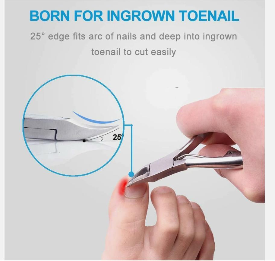 Heavy Duty Nail Scissors for Thick Ingrown Toenails - Precision Clipper Tool