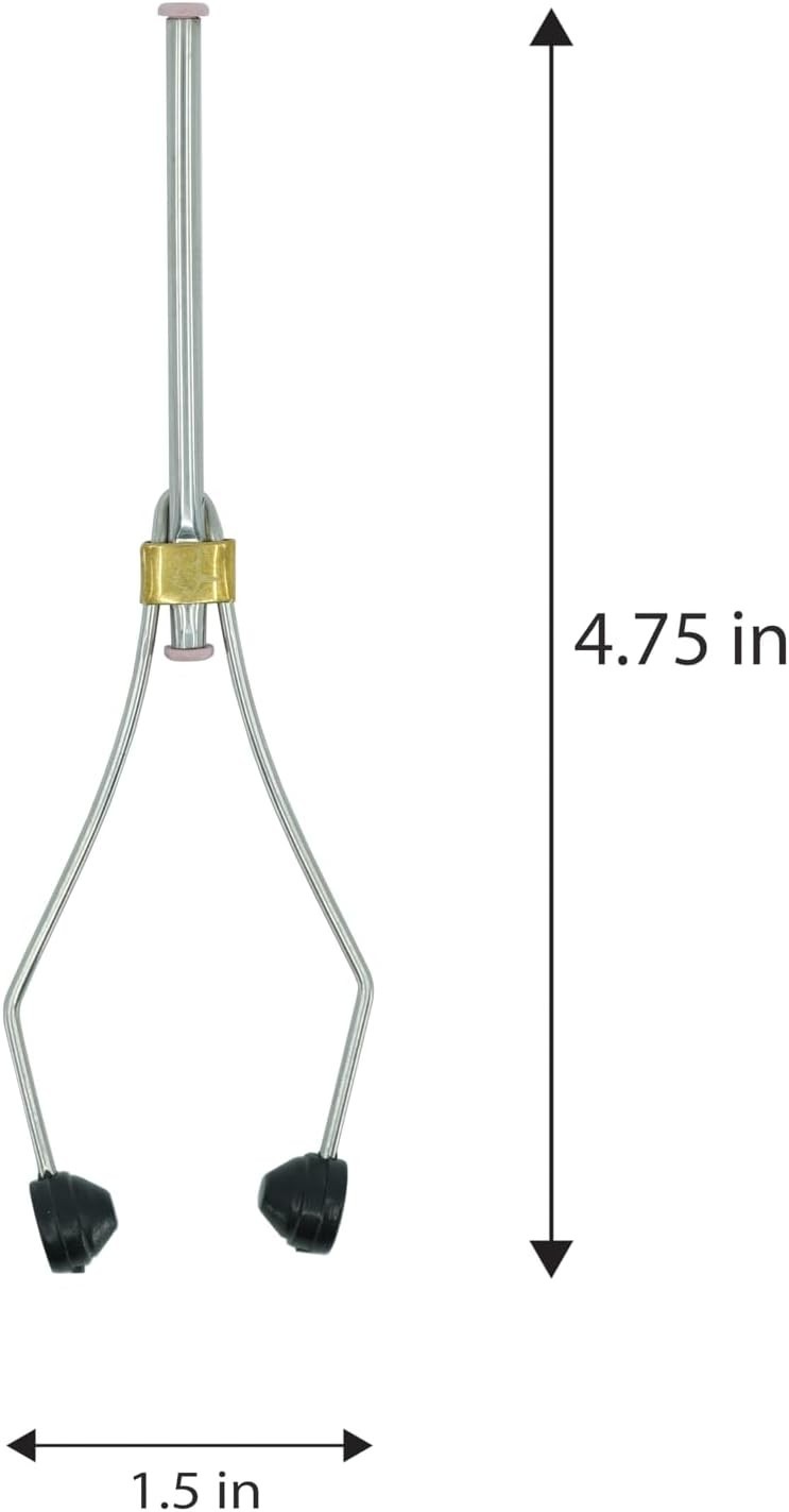 Lightweight 2 Bobbin Fly Tying Tools with Threader - Perfect for Travelers